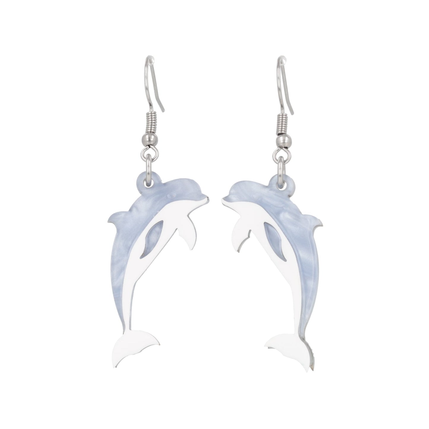 Dolphinitely Maybe Earrings (Marble)