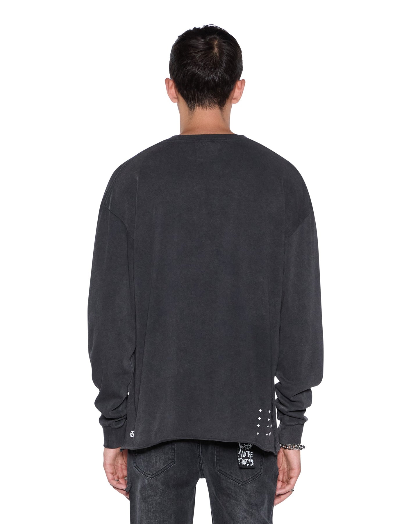 SPIRIT EKCESS LS TEE ACID BLACK