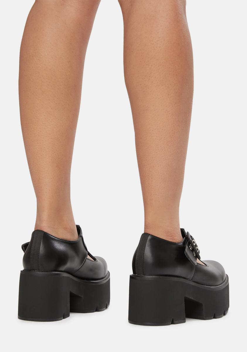 All Star Platform Mary Janes