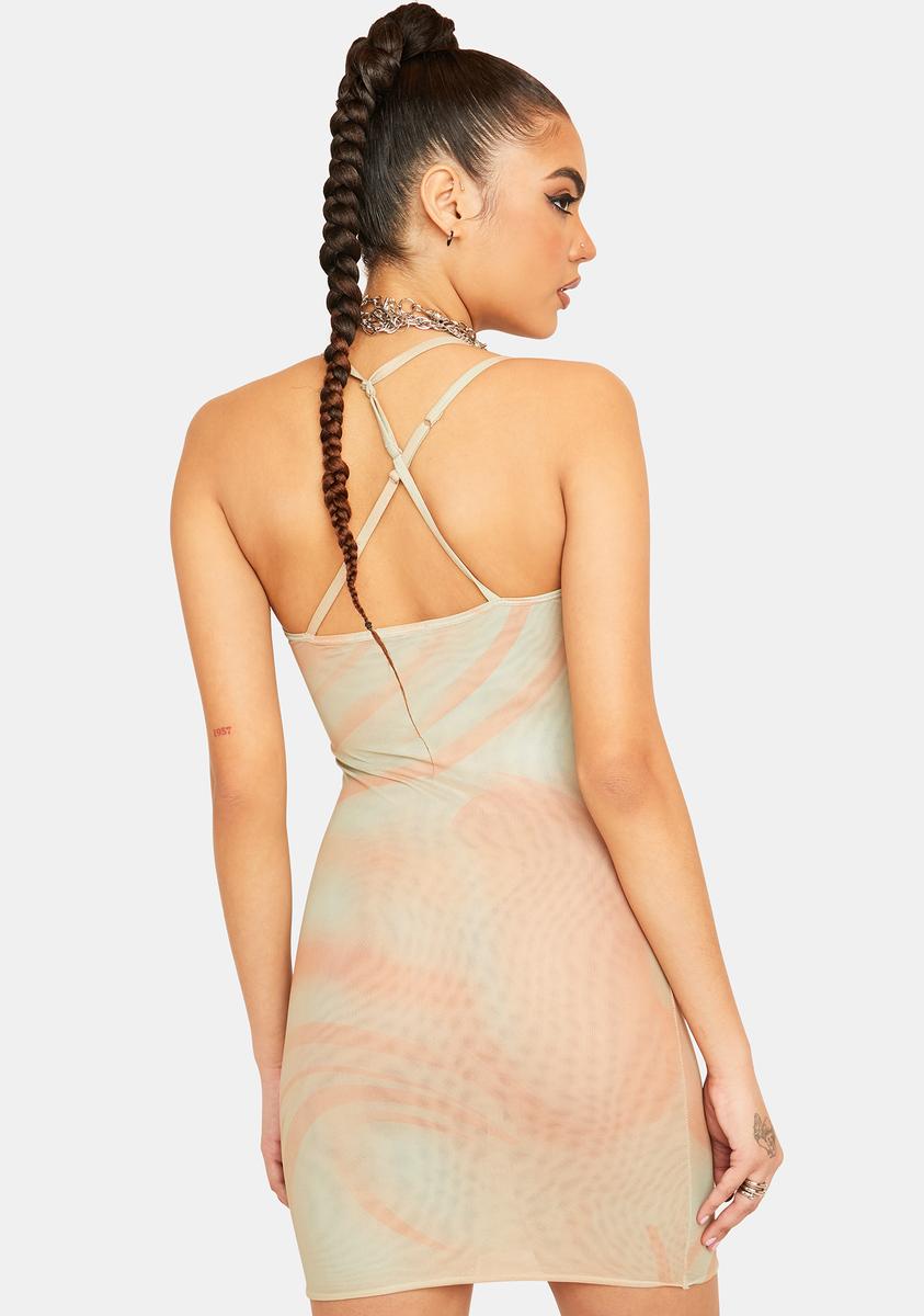 All An Illusion Bodycon Mini Dress