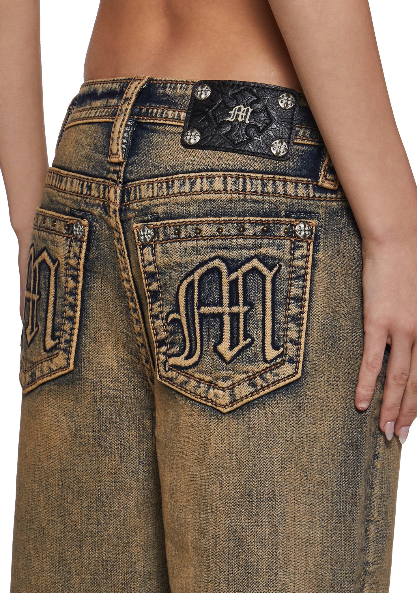 30" High Rise Slim Wide Jeans