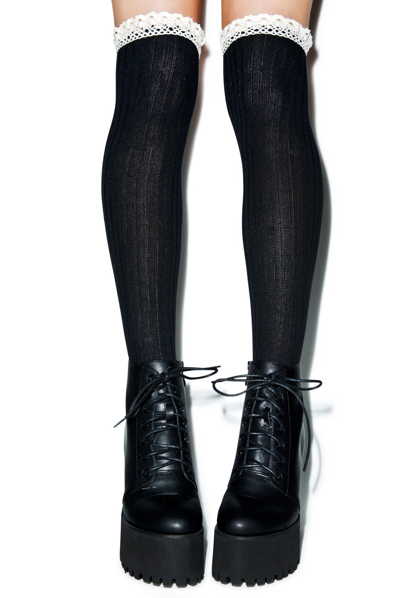 All About That Lace Knee High Socks