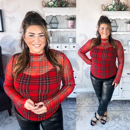Believe In Me Mesh Top