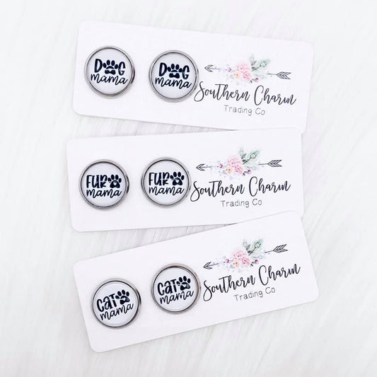 Dog Mama Stud Earrings