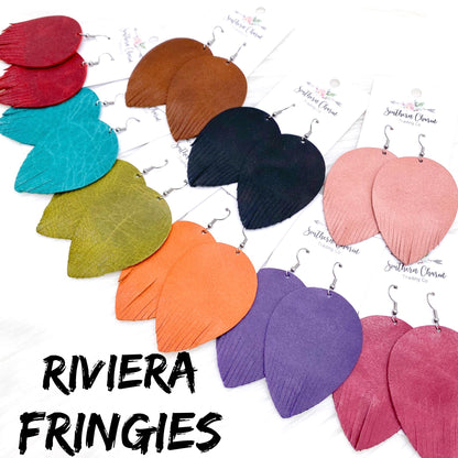 2.5" Riviera Fringies - Orange