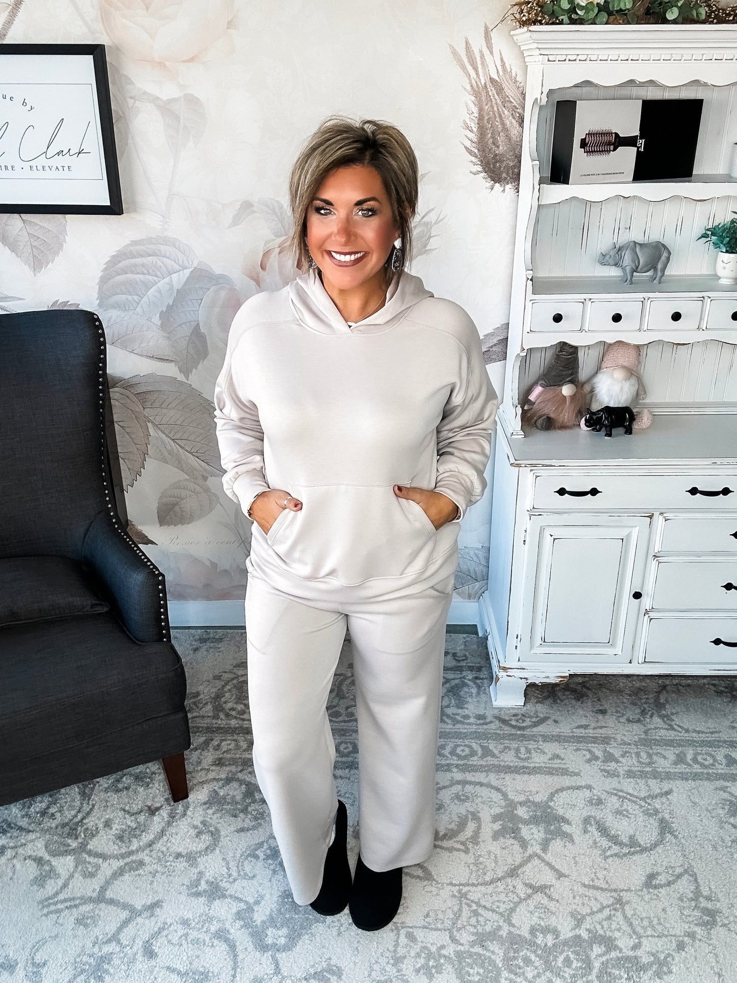 Charmed On The Weekend Hoodie - Grey