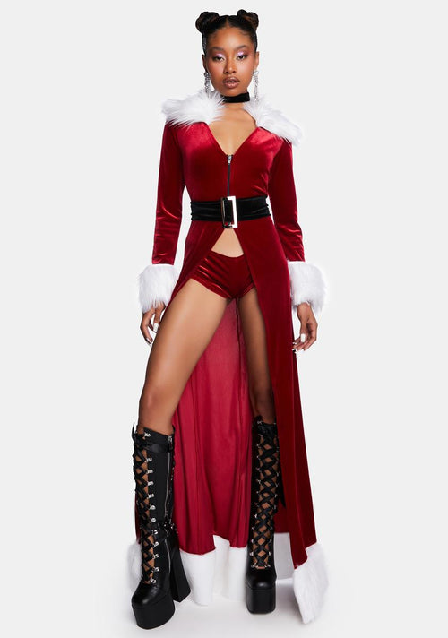 3PC Sexy Miss Claus Costume Set