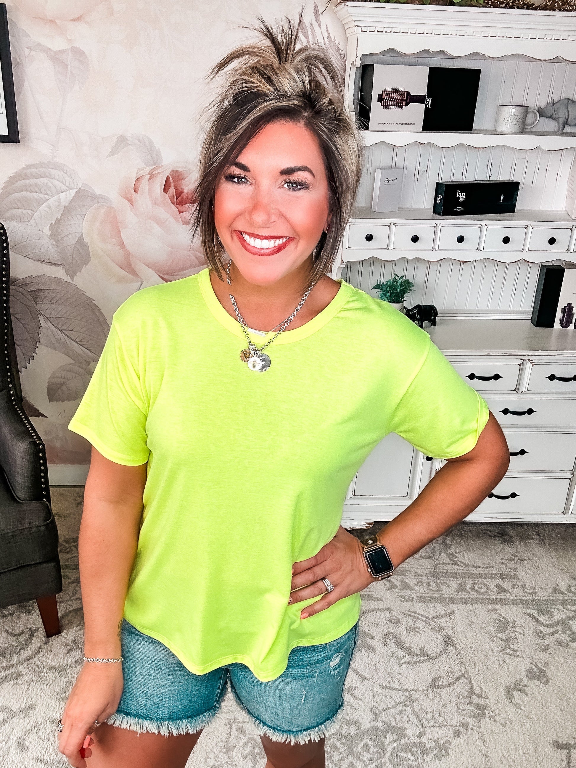 Better Than All The Rest Tee - Neon Yellow