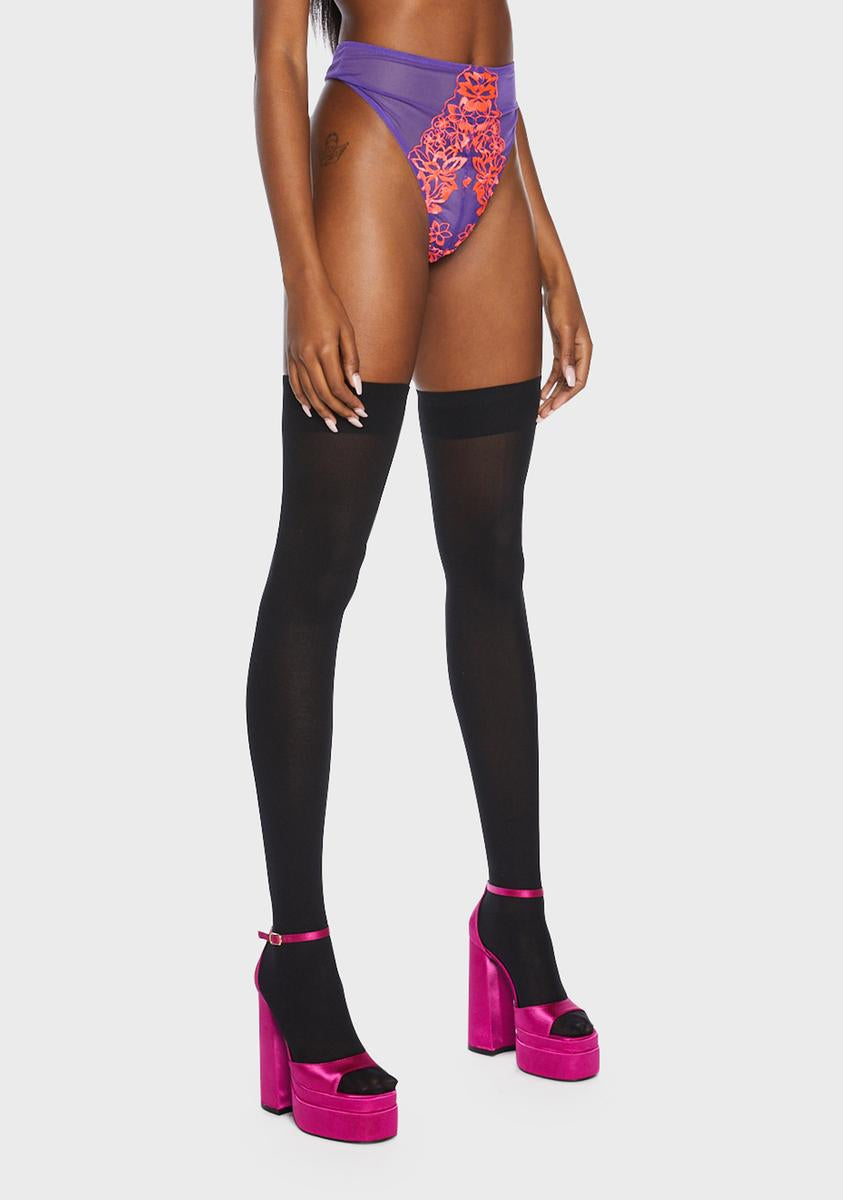 Ada Blossom High Waist Thong