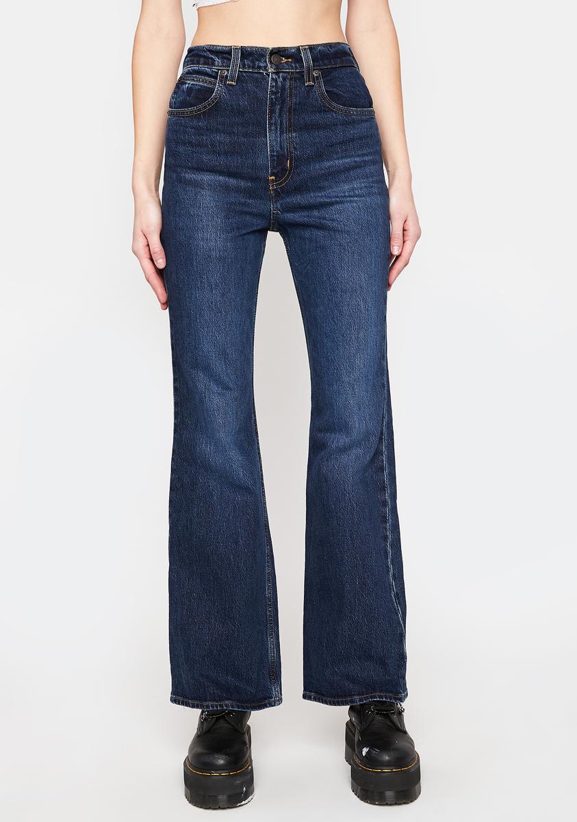 70s High Flare Sonoma Train Denim Jeans