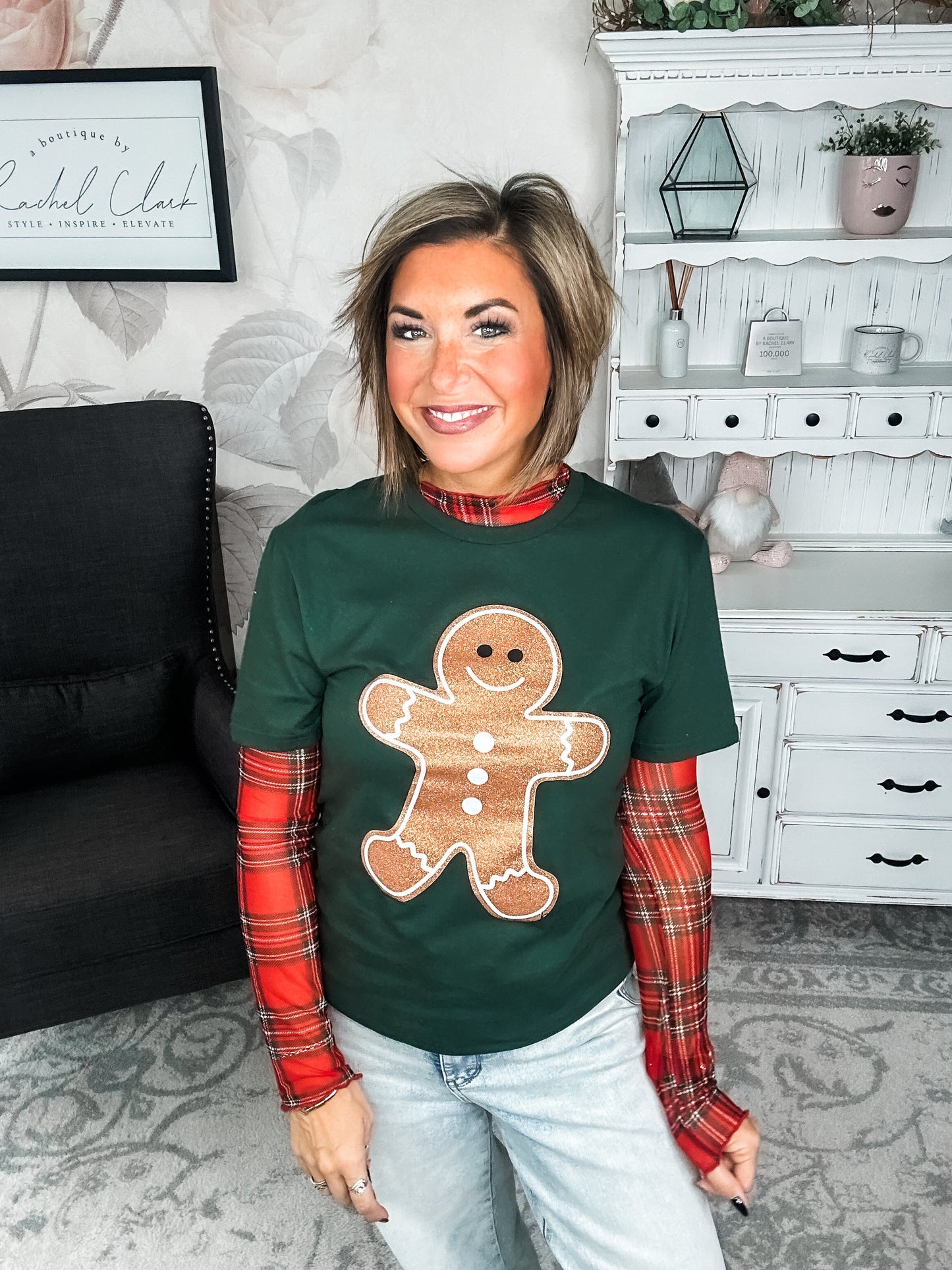 Glitter Gingy Graphic Tee