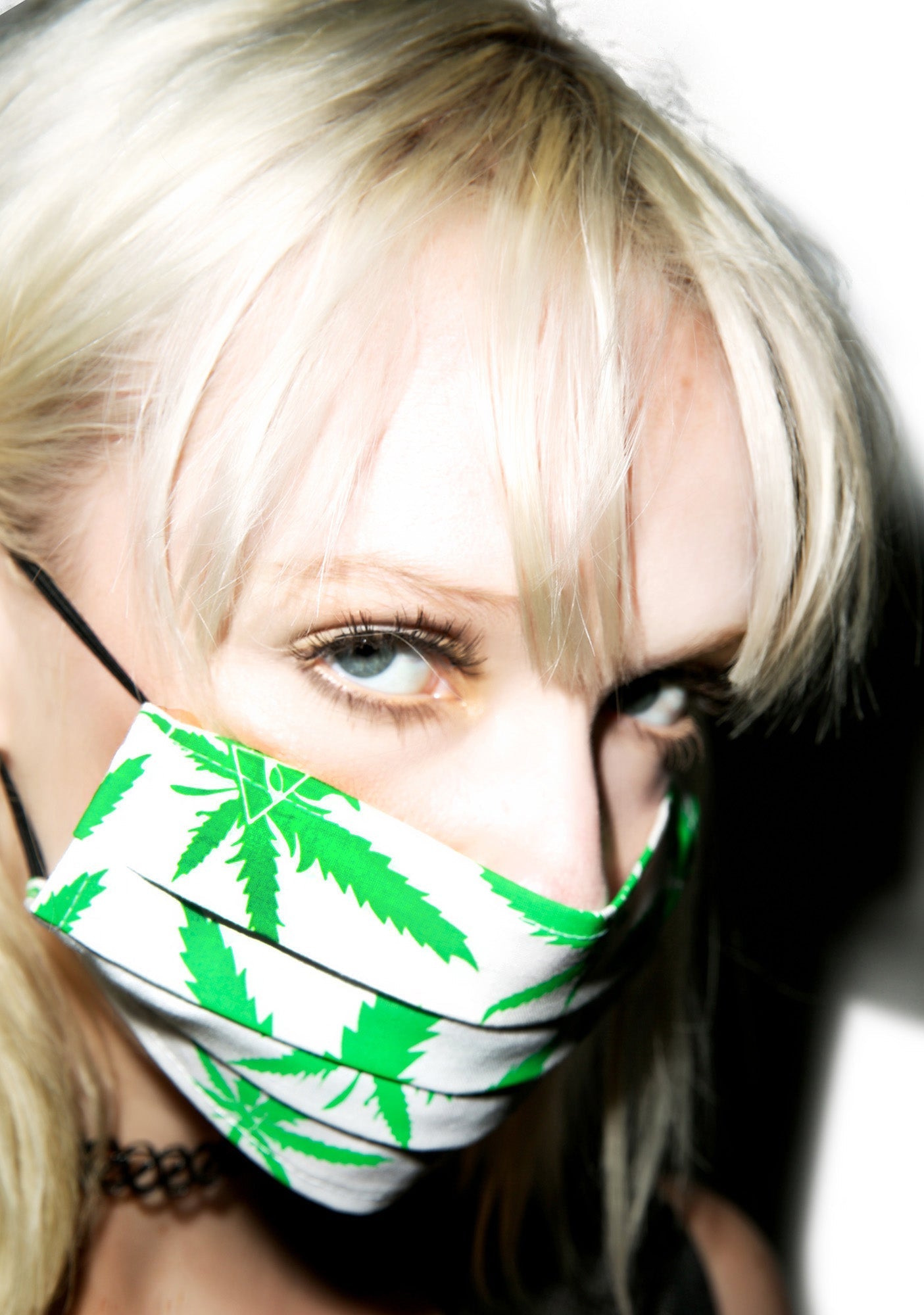 All Seeing Mary Dust Mask - Green