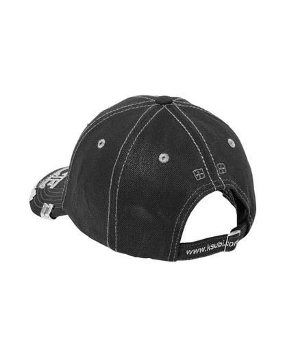 KSUBI X ALICE HOLLYWOOD ATELIER CAP BLACK WAX