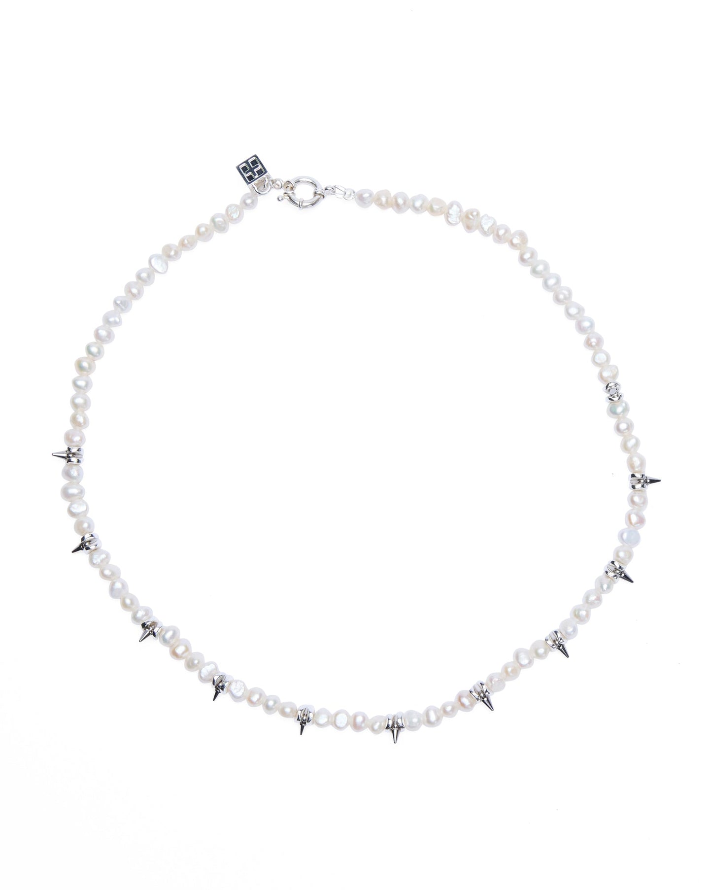 PEARL SPIKE NECKLACE