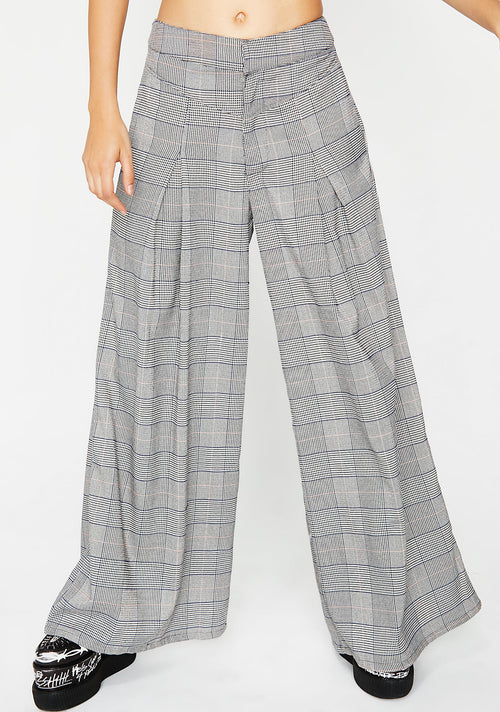 Already Tardy Plaid Pants