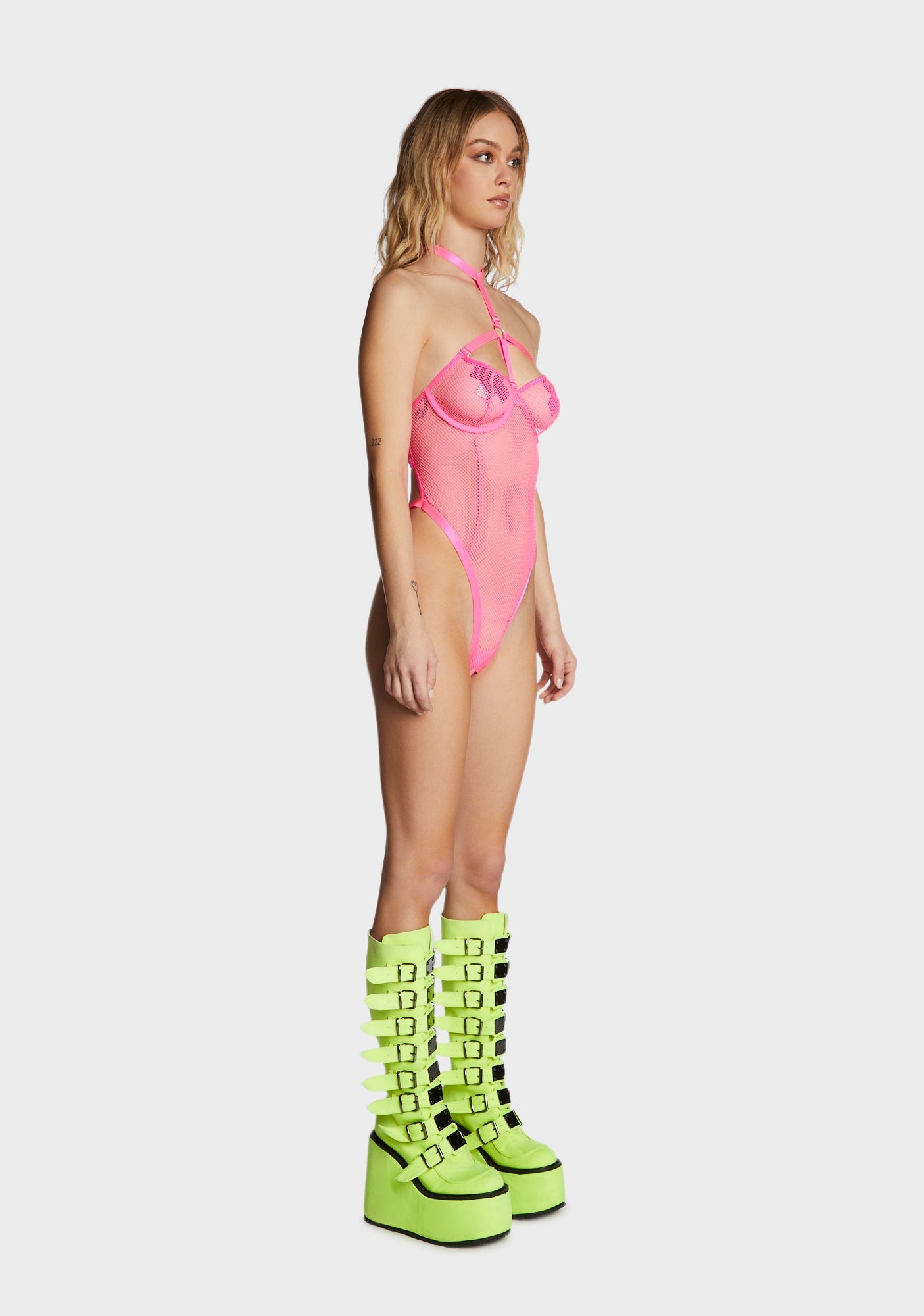 All Night Fishnet Bodysuit