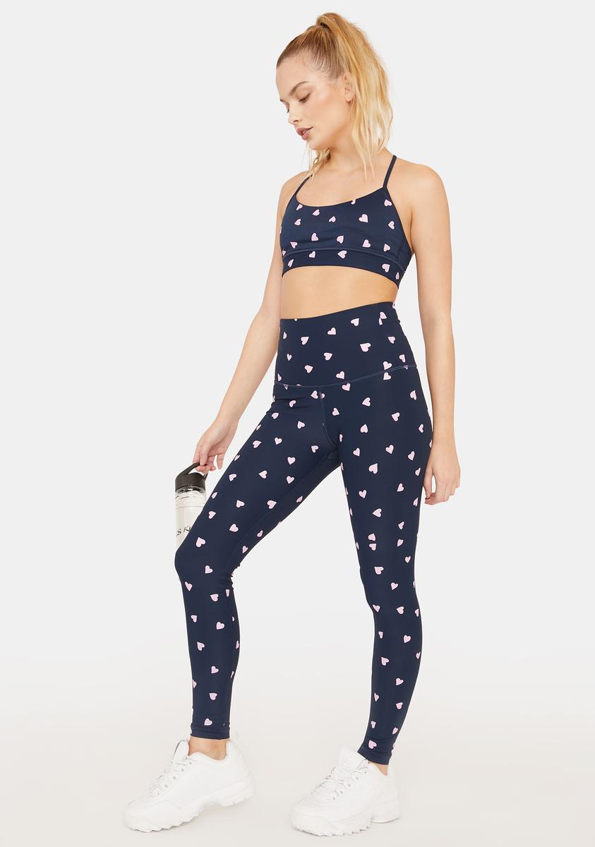 All Over Hearts High Waist Leggings