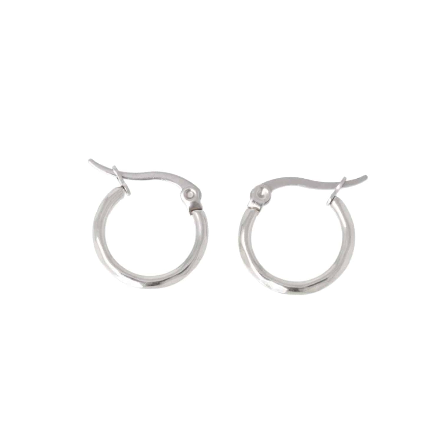 Diamond Cut Hoop Earrings