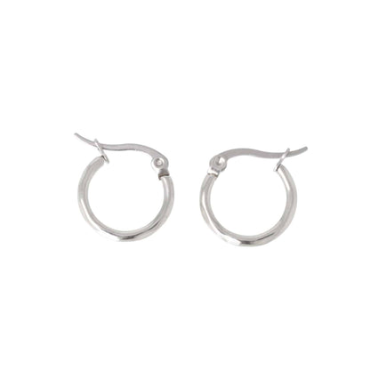 Diamond Cut Hoop Earrings