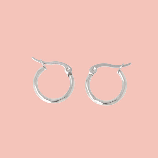 Diamond Cut Hoop Earrings