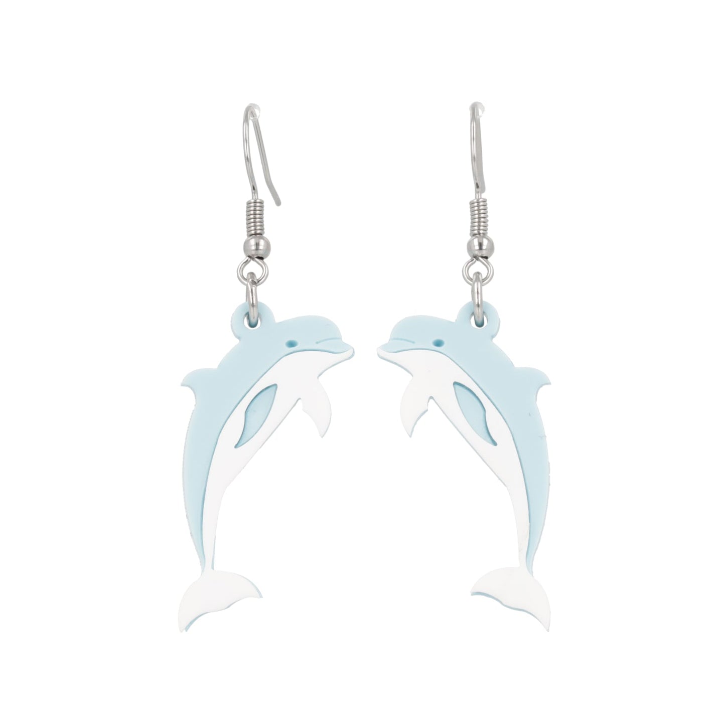 Dolphinitely Maybe Earrings (Light Blue)