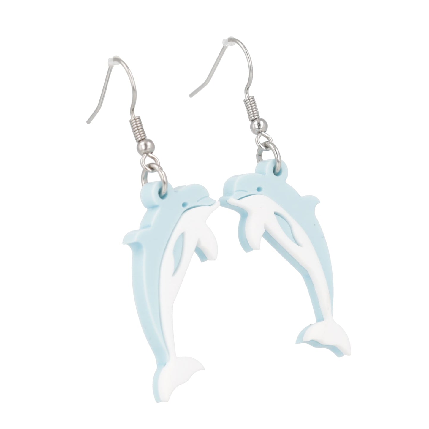 Dolphinitely Maybe Earrings (Light Blue)