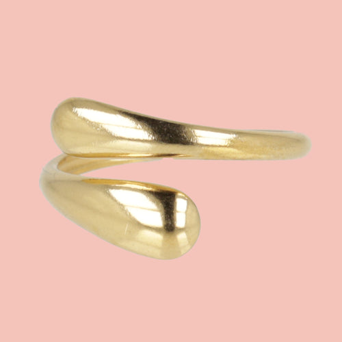 Droplet Ring (Gold Plated)