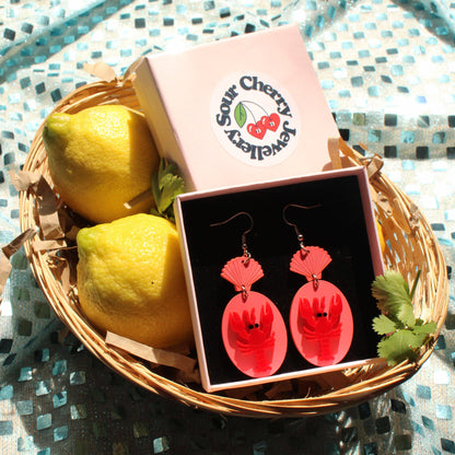 Earrings For A Sushi Restaurant (Pink)