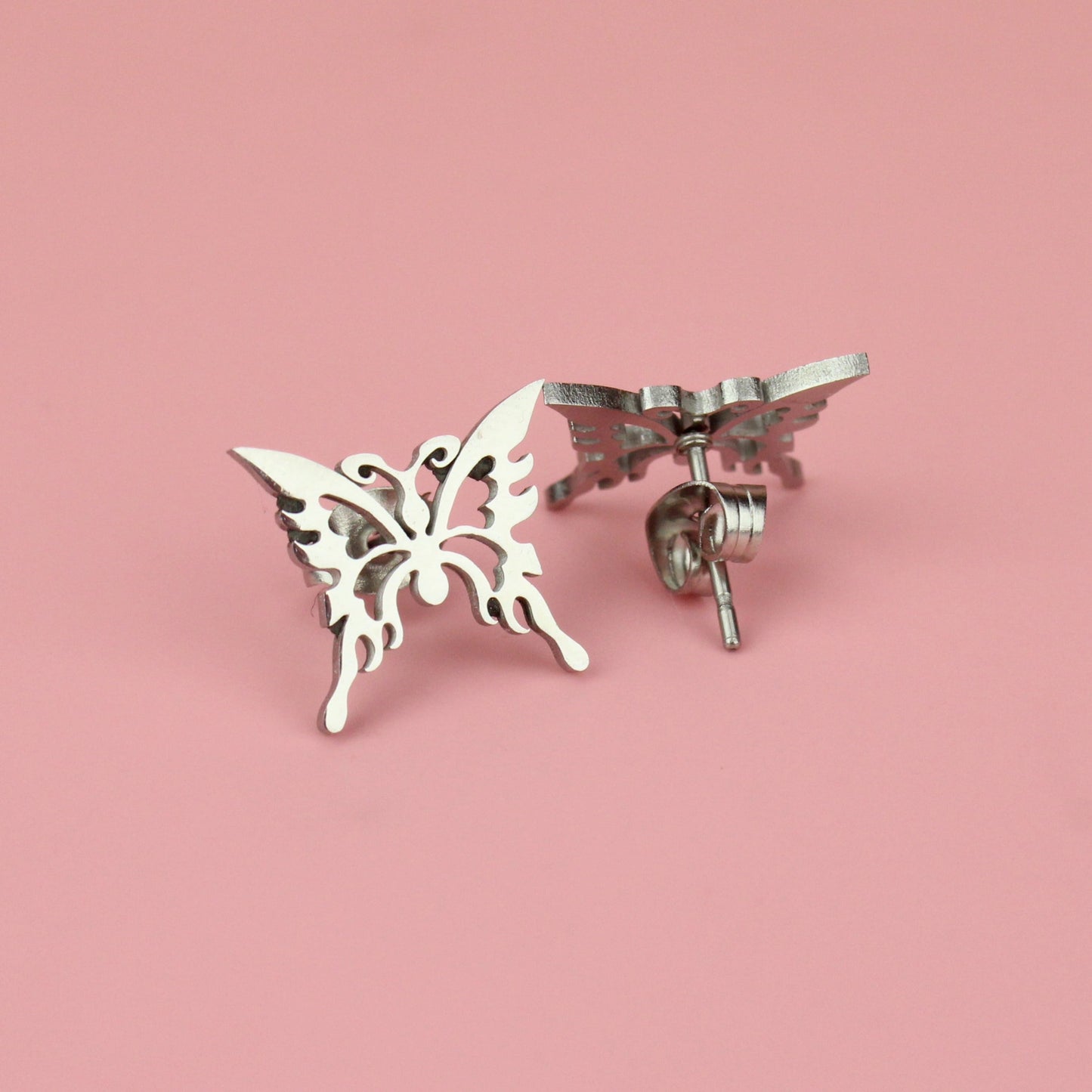 Ethereal Butterfly Stud Earrings