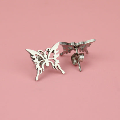 Ethereal Butterfly Stud Earrings