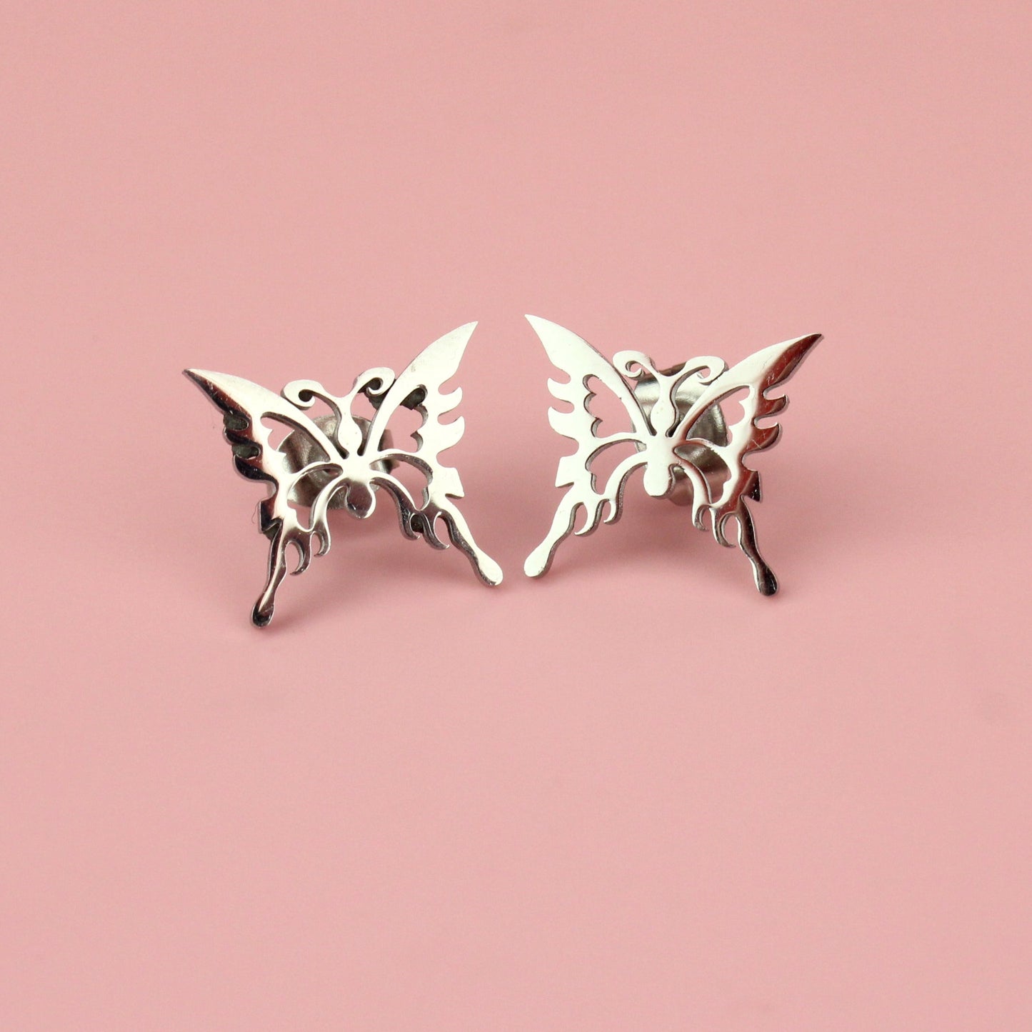 Ethereal Butterfly Stud Earrings