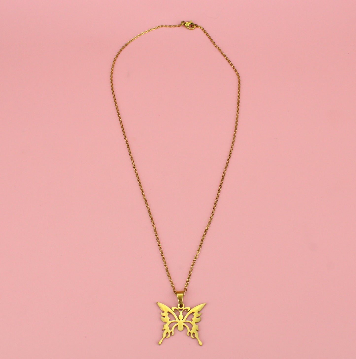 Ethereal Butterfly Necklace (Gold Plated)