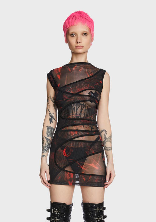 Alien Sheer Dress