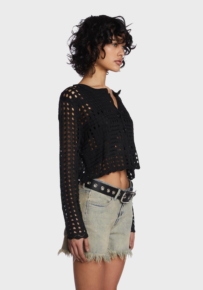 All That Aware Cropped Cardigan