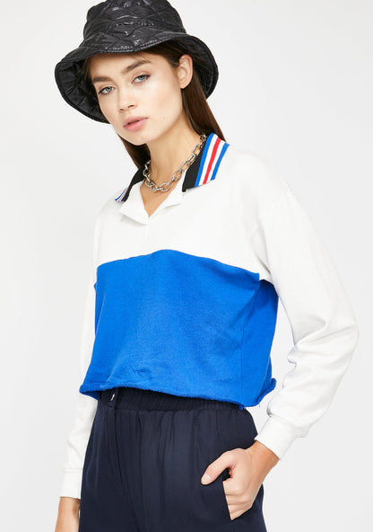 Alina Colorblock Polo Shirt