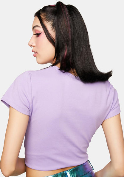 2007 Graphic Crop Tee