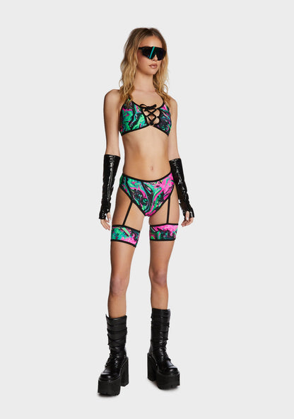 Acid Waves Assassin Underboob Top