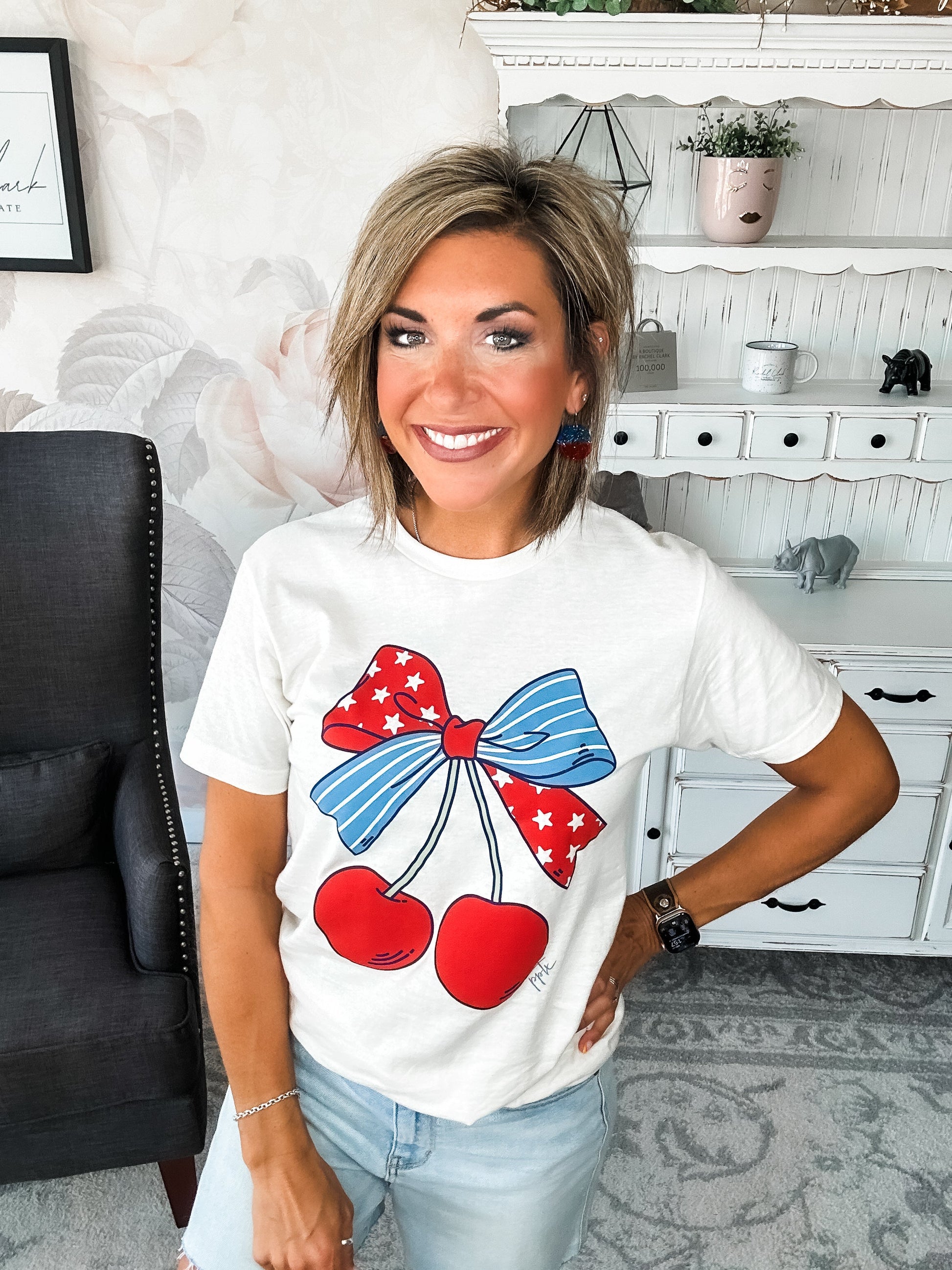 Cherry 'Merica Graphic Tee