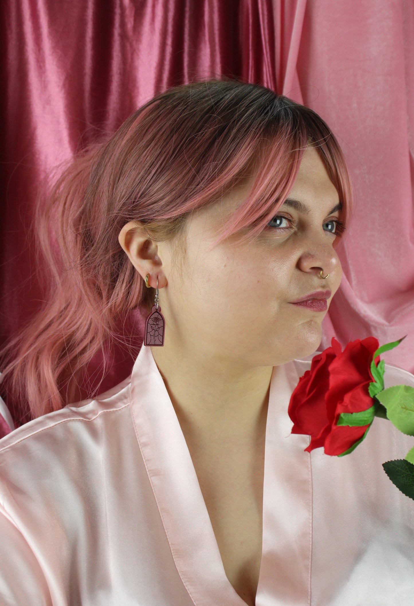 Every Rose Has Its Thorn Earrings