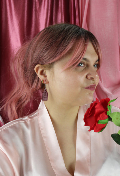 Every Rose Has Its Thorn Earrings