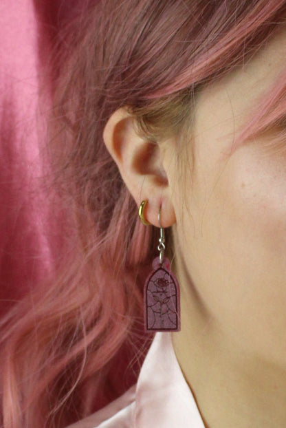 Every Rose Has Its Thorn Earrings
