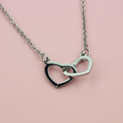 Double Heart Necklace