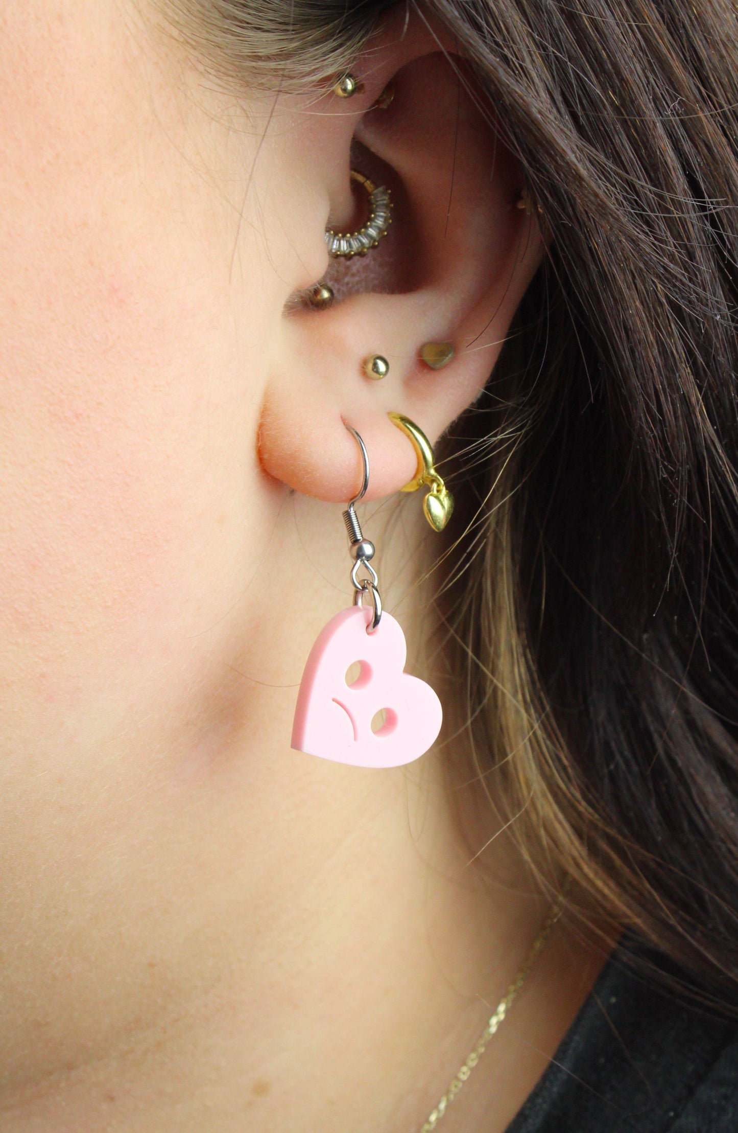 Don't Go Breaking My Heart (Pink) Earrings