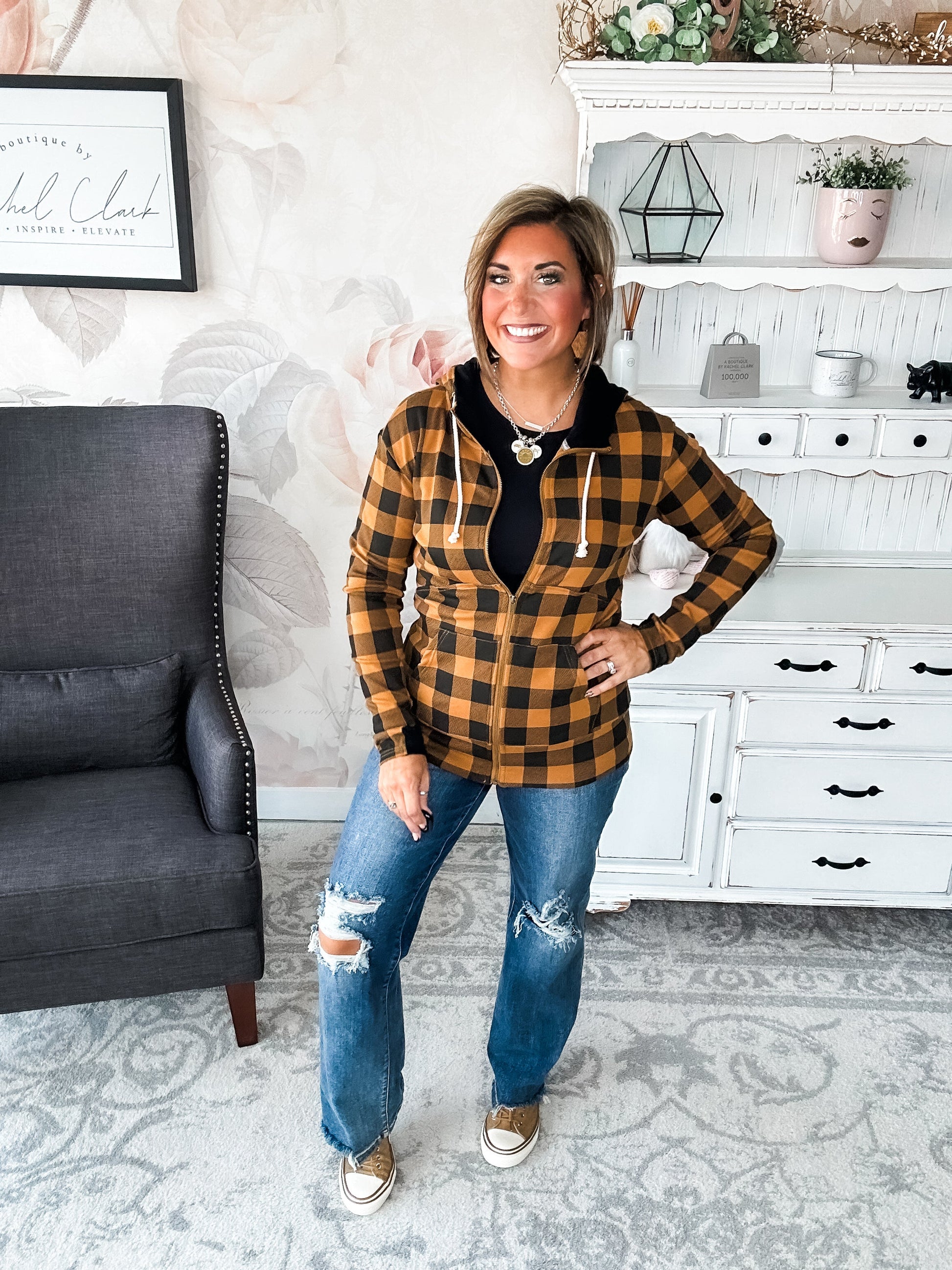 Ampersand Avenue Fullzip Sweatshirt Out of the Woods