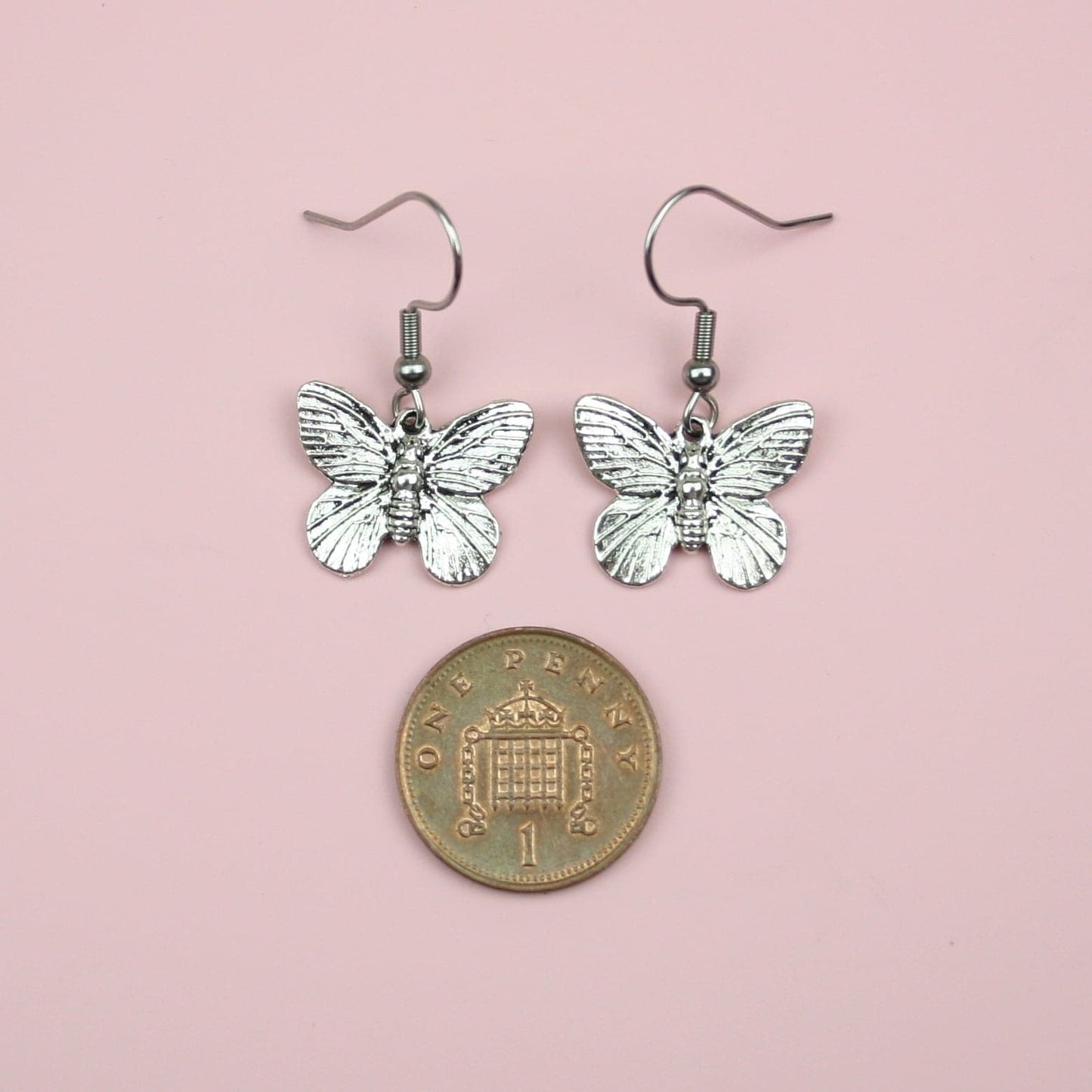 Detailed Butterfly Earrings