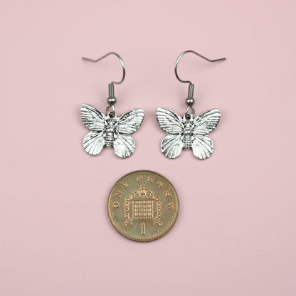 Detailed Butterfly Earrings