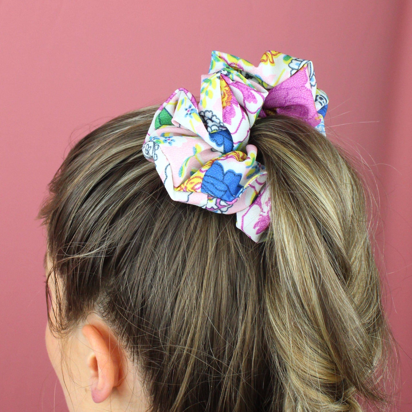 Esther Floral Scrunchie
