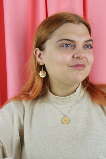 Digestive Biscuit Earrings