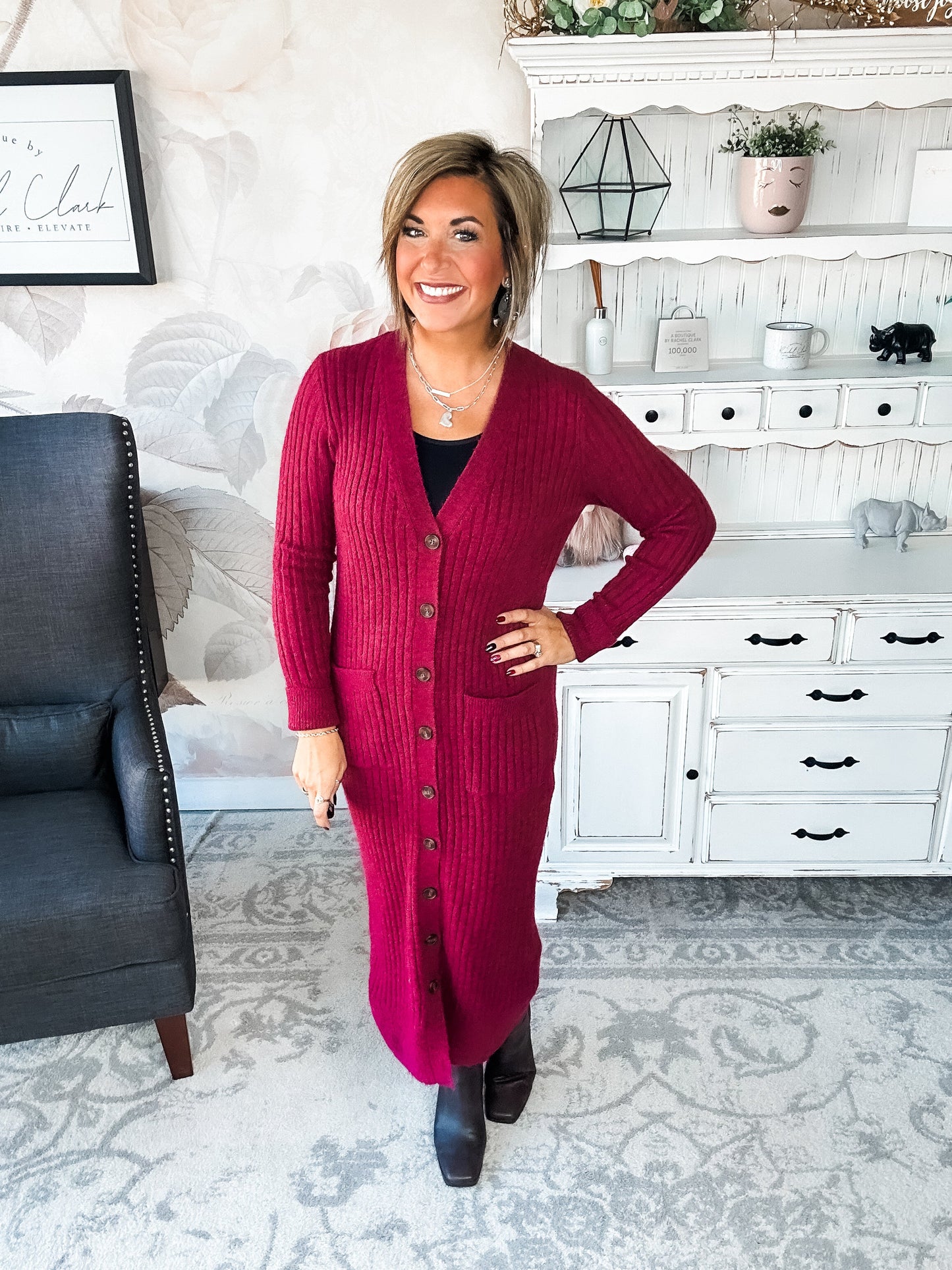 Burning Fire Cardigan