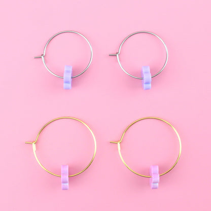 Dreamhouse Flower Power Hoop Earring Set